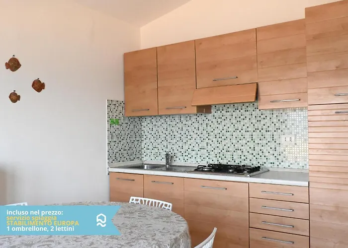 Rs324 - Marcelli, Trilocale Fronte Mare Con Inclusa Apartament *