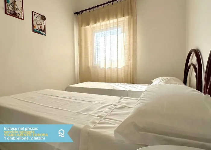 Rs324 - Marcelli, Trilocale Fronte Mare Con Inclusa Apartament