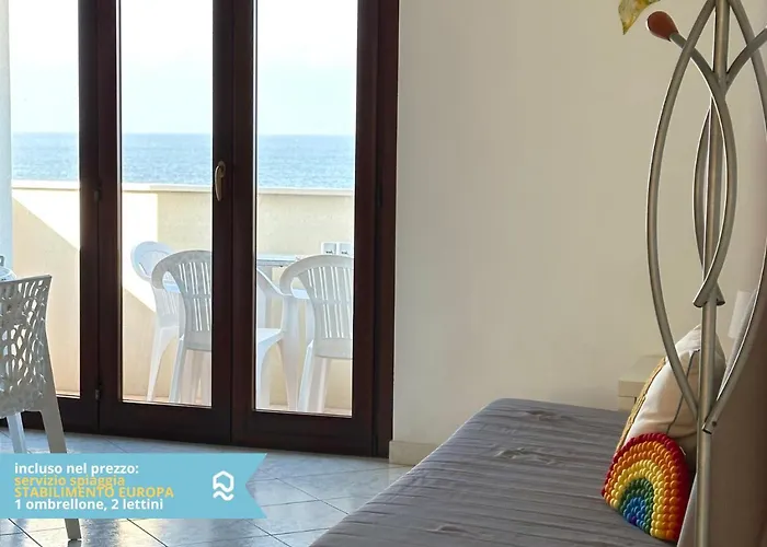 Rs324 - Marcelli, Trilocale Fronte Mare Con Inclusa Apartament Marcelli
