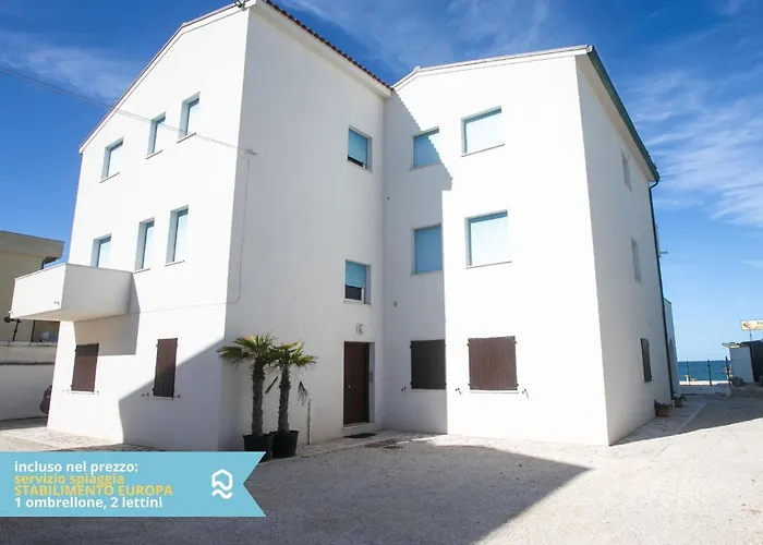 Rs324 - Marcelli, Trilocale Fronte Mare Con Inclusa *